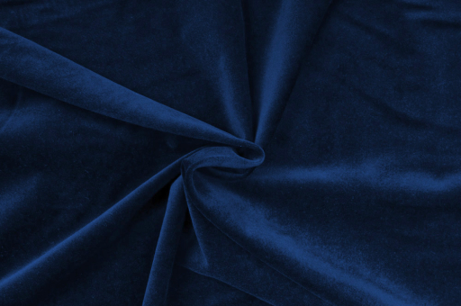 Möbelstoff Samt exklusiv Blau