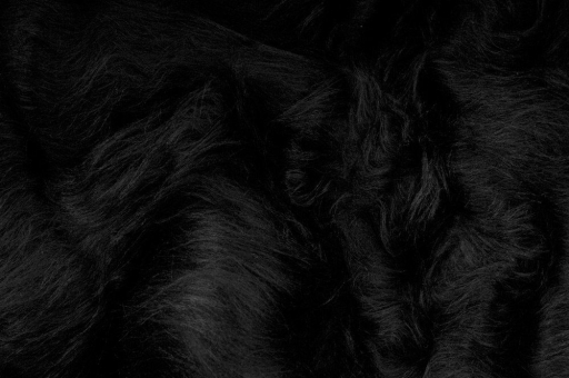 Zottelfell - Halloween - Schwarz 