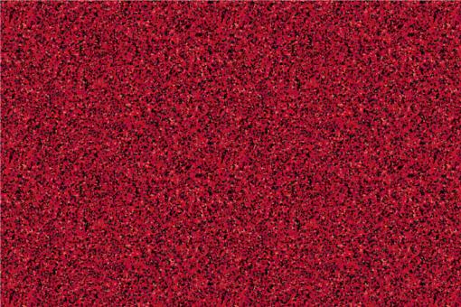 Frottee mit Fleece - Multitone Rot/Schwarz