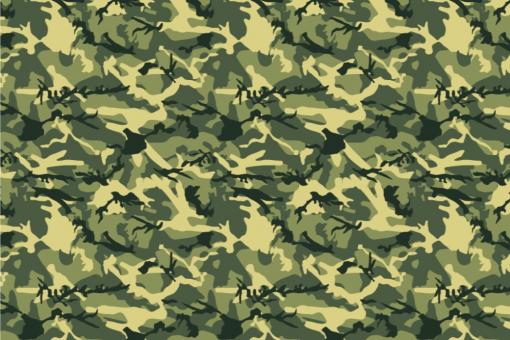 Trevira CS - Camouflage Grün