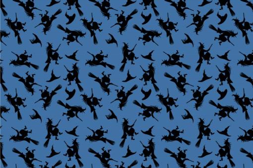 Pannesamt - Flug-Hexe Royalblau
