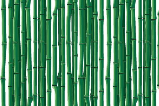 Dekostoff - Bambus-Wald 