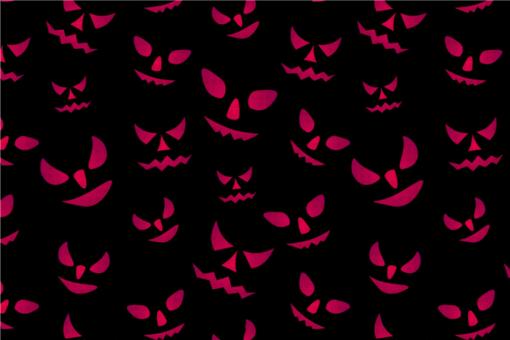 Satin- Halloween-Augen Pink