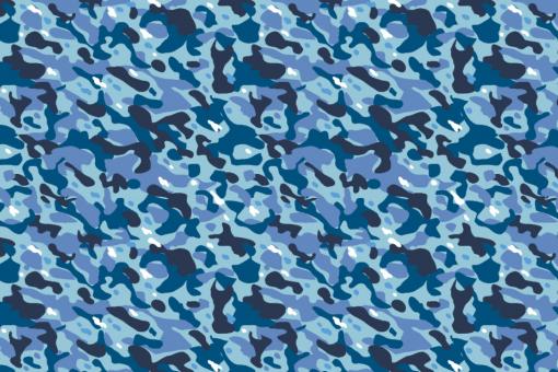 Sea Camouflage - Baumwollstoff Delta Arctic Ocean