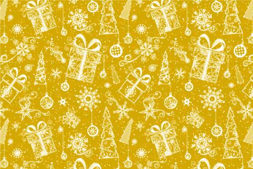 Pannesamt - Weihnachts-Päckchen Gelb