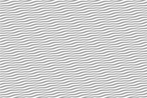 Wellen in 3D - Türvorhang-Stoff Grau
