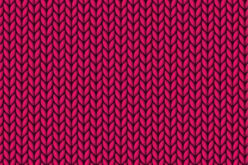 Strickmaschen - Türvorhang-Stoff Pink