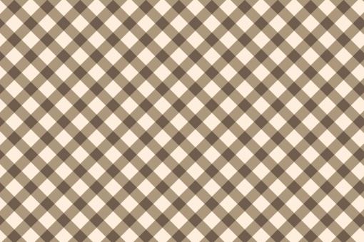 Mundschutzmaskenstoff - Kariert Beige