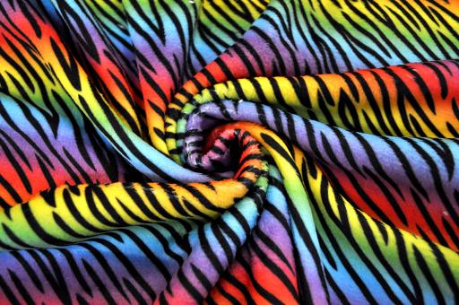 Wellness-Fleece - Tiger Rainbow
