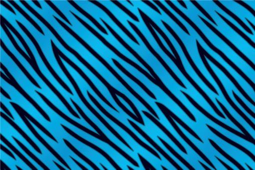 Allround-Stoff - Tiger Blau