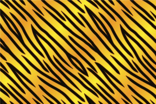 Satin-Stoff - Tiger Gelb