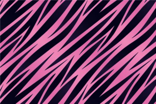 Satin-Stoff - Zebra Rosa