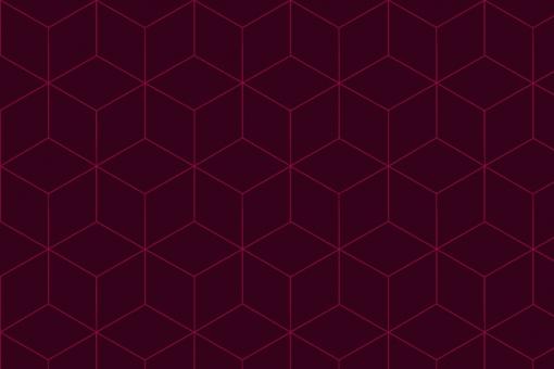 Baumwollstoff - Cubic Bordeaux