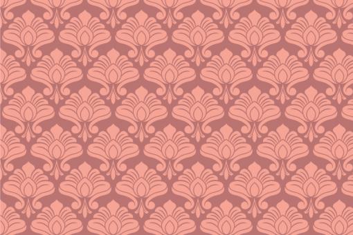 Samt-Stoff - Jugendstil Variante 1 Altrosa