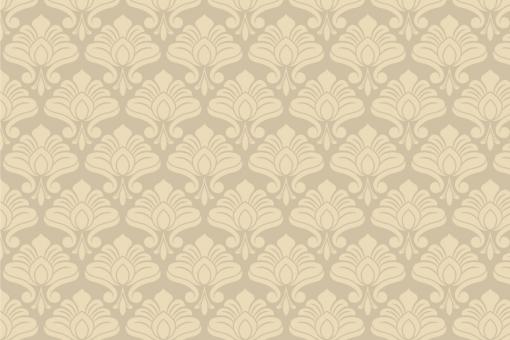 Samt-Stoff - Jugendstil Variante 1 Creme