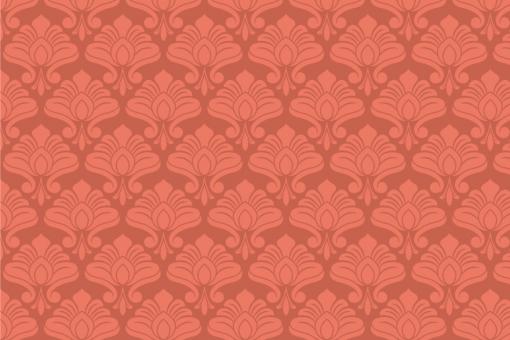 Samt-Stoff - Jugendstil Variante 1 Terra