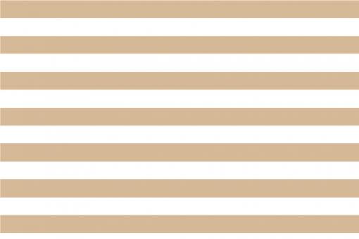 Querstreifen 7 cm - Outdoorstoff Beige