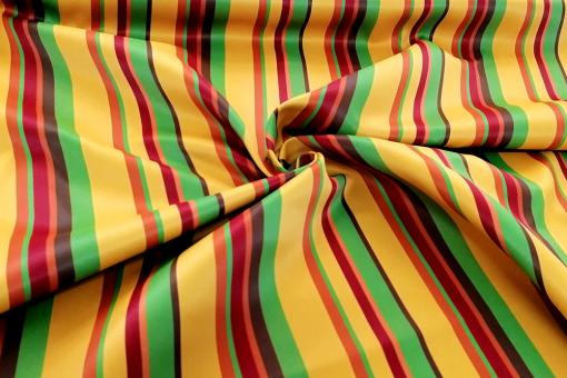 Blackout-Stoff perm. schwer entflammbar - Streifen Summer Vibes Herbst