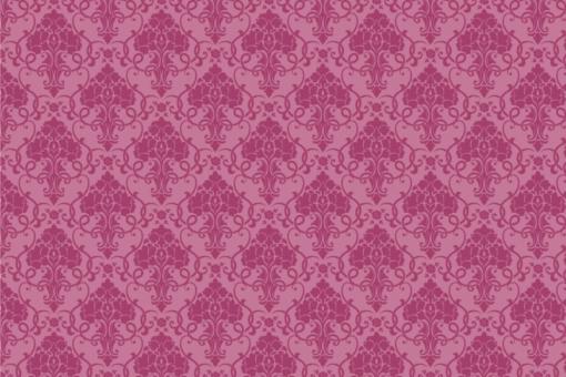 Blackout-Stoff - Barock - Elegance-Ornament Rosa/Pink