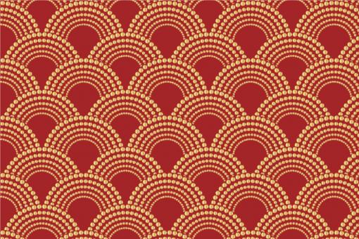 Pannesamt - Chinese Waves Bordeaux/Gold