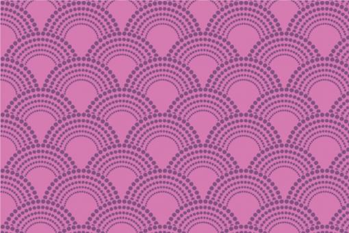 Pannesamt - Chinese Waves Pink/Lila