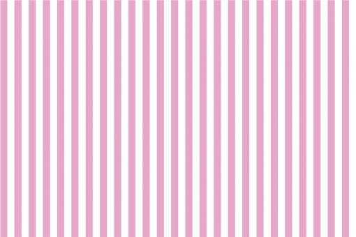 Voile-Stoff - Streifen Rosa