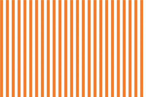 Voile-Stoff - Streifen Orange