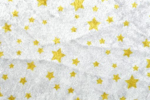 Pannesamt - Sternenhimmel Weiß