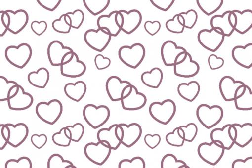 Polar-Fleece - Love Weiß/Rosa