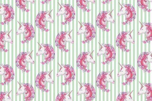 Halbpanama - Einhorn-Traum Mint