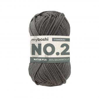 Myboshi No. 2 - 50 g - Titangrau 