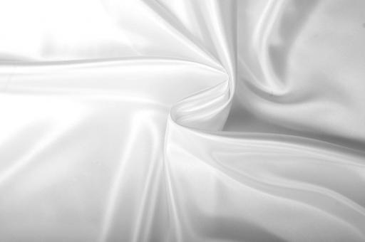 Dekorations-Taft-Stoff - permanent schwer entflammbar - 300 cm Weiß
