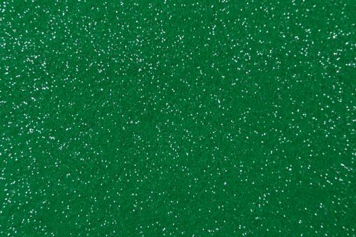 Glimmer-Filz - 1 mm stark -Uni/Silber Grün