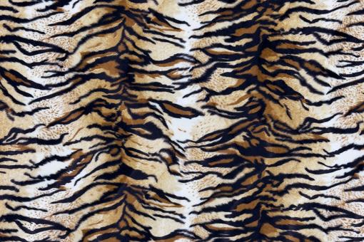 Veloursfell Tiermotive 3 mm hoch Tiger