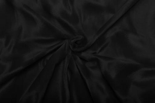 Veloursfell 3 mm hoch - Uni Schwarz