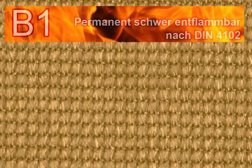 Beschattungsgewebe schwer entflammbar - 300 cm Beige