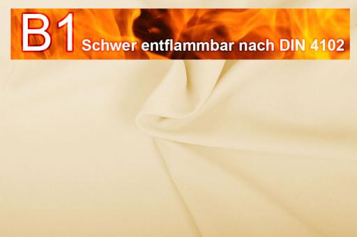 Allround Stoff - schwer entflammbar - 280 cm - Champagner - B-Ware 