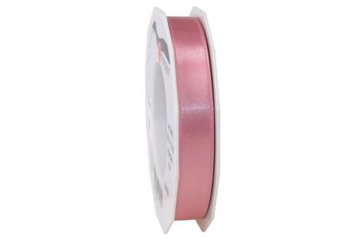 Satinband - 15 mm breit - 25-m-Rolle Altrosa