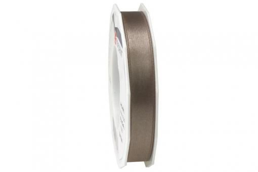 Satinband - 15 mm breit - 25-m-Rolle Schiefer