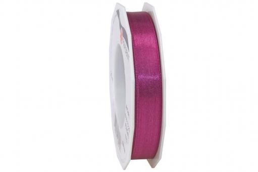 Satinband - 25 mm breit - 25-m-Rolle Neon-Pink