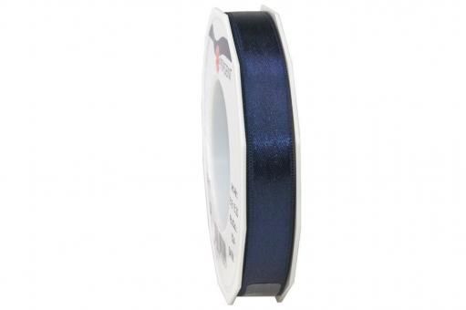 Satinband - 15 mm breit - 25-m-Rolle Nachtblau