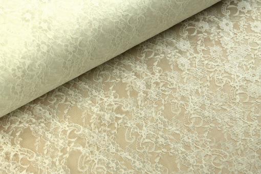 Spitze "Fleuri" Creme