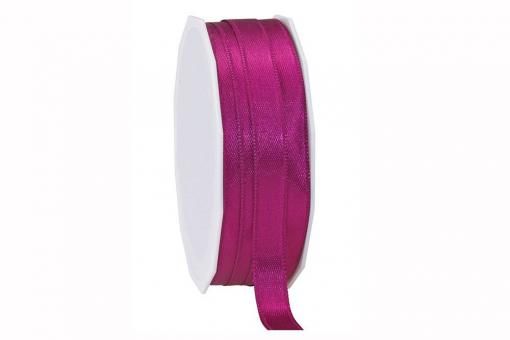 Satinband - 10 mm breit - 25-m-Rolle Purpur