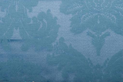 Romantik-Stoff Florenz - 280 cm Taubenblau