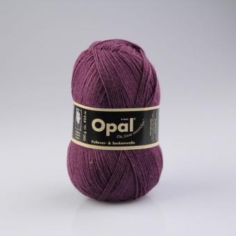 Opal Pullover- und Sockenwolle - 100 g - Uni Brombeer