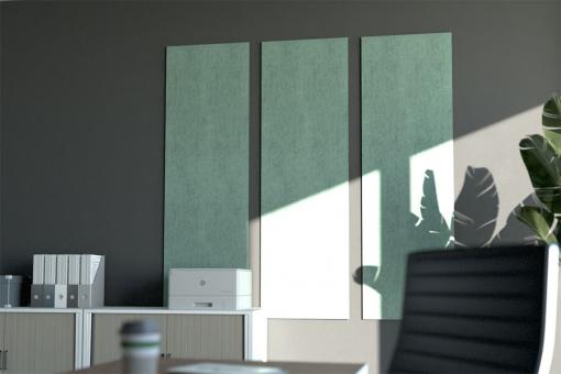 Akustikpaneel Wand - Blue Fiber - 120 x 50 cm - inkl. Befestigung Mint Green