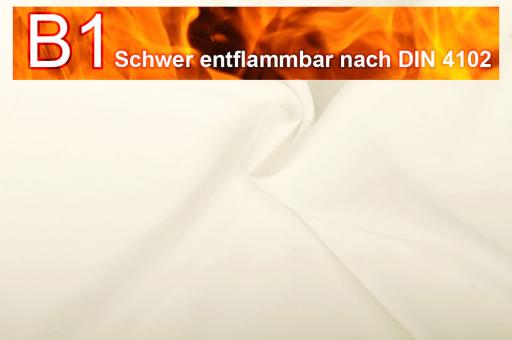 Allround Stoff - schwer entflammbar Creme