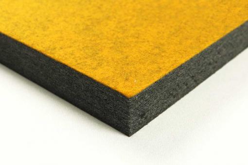 Akustikpaneel Decke - Blue Fiber - 120 x 50 cm - inkl. Befestigung Golden Yellow