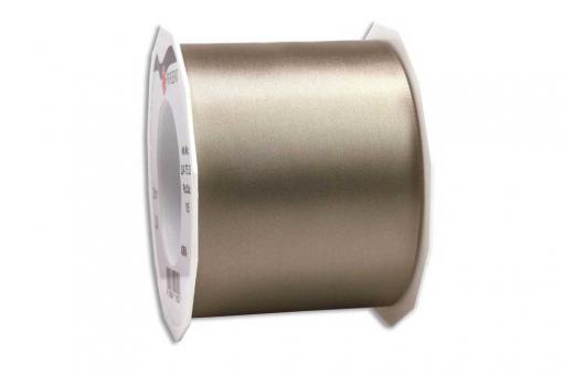 Satinband 72 mm - 25 m-Rolle Taupe