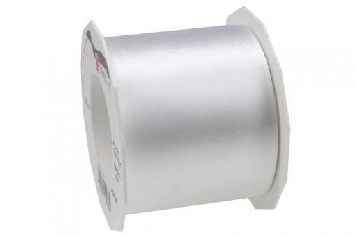 Satinband 72 mm - 25 m-Rolle Weiss